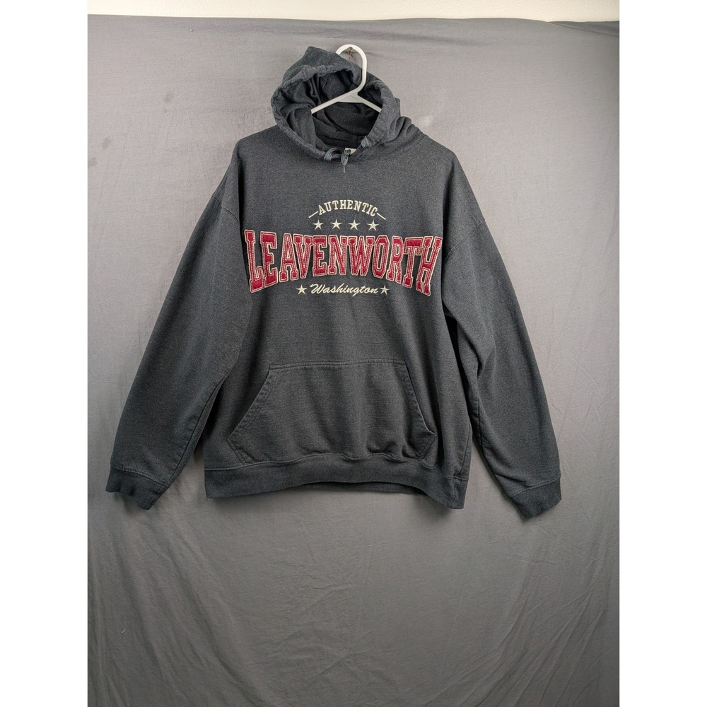 Dimco Apparel Leavenworth Washington‎ Hoodie Mens XL Charcoal Gray Pullover